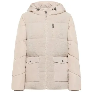 Cecil Teddy Jacke mit Kapuze Beige XL