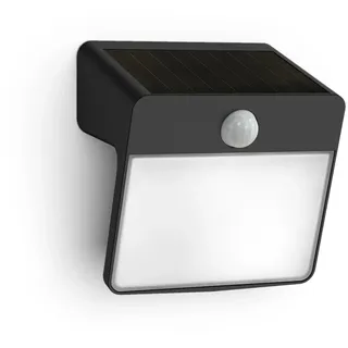 Philips Außenwandleuchte Kunststoff 132,0 cm Solar schwarz