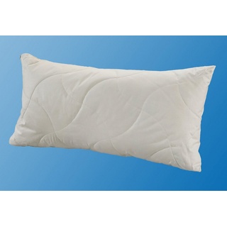 Naturfaserkopfkissen TENCEL®/Leinen, f.a.n. Schlafkomfort, natürlich, kühlendes Schlafklima weiß 40 cm x 80 cm