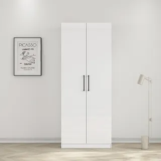 OTTO home Drehtürenschrank Sylt 80 x 200 x 52 cm Weiß