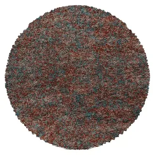 Ayyildiz Enjoy Hochflorteppich Ø 160 cm Terracotta