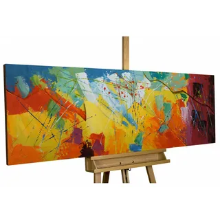 Kunstloft Metallbild, Mehrfarbig, Metall, 6.9x44 cm, Bilder und Zubehör, Wandbilder, Metallbilder