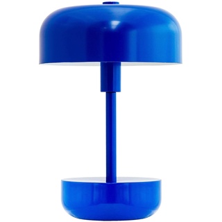 Dyberg Larsen Haipot Tischlampe | Wiederaufladbare Schreibtischlampe 17cm | Nachttischlampe mit 8 Stunden Akkulaufzeit | Leselampe für den Innen und Außen | LED Lampe in Dänischen Design | Weiß