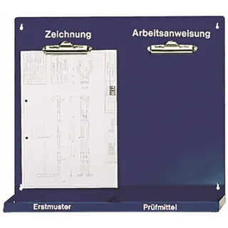 TKG Infotafel mit 2 Klammern