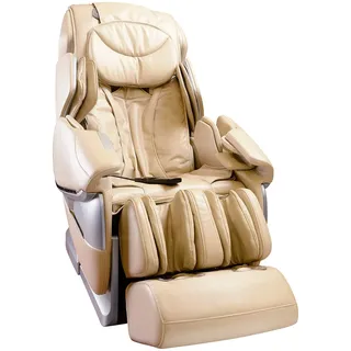 Luxus-Ganzkörper-Massagesessel mit Bluetooth und App, beige