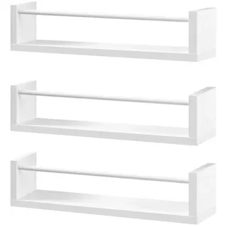 Woltu Wandregal 40 x 12 x 10 cm Weiß