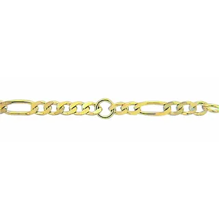 Fußkette ADELIA ́S "Damen 333 Gold Figaro Fußkettchen 25 cm Ø 3 mm", gold, Fußketten, Damen, Gelbgold 333 Gold, Gelbgold 333, Gold, Goldschmuck für Damen