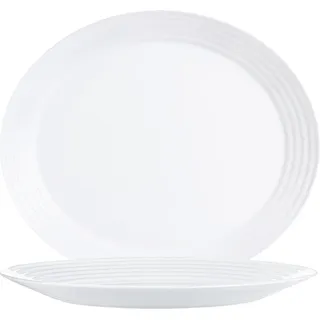 ARCOROC Stairo White Platte oval 33cm * 6er
