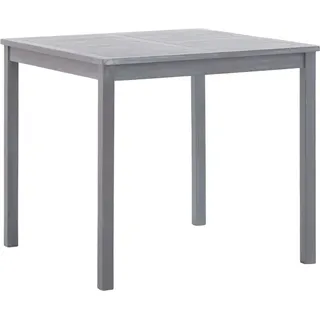 vidaXL Gartentisch 80 x 80 x 74 cm Grau