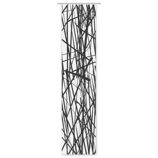 Schiebegardine Moderna Zack black – Flächenvorhang HxB 260x60 cm - B-line, gardinen-for-life