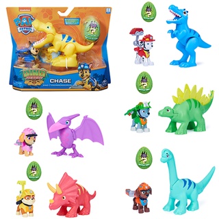 PAW Patrol Dino Rescue Hero Pup Spielfiguren mit großem Dinosaurier und Überraschungs-Dino - sortiert - einzeln erhältlich - im Set enthalten 1 Hundefigur, 2 Dino-Figuren