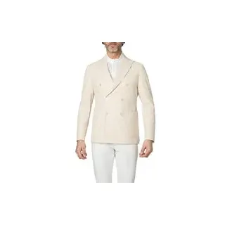 BOSS Black Herren Sakko orange gestreift Slim Fit, orange, Frühjahr/Sommer 2025