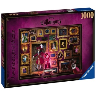 Ravensburger Puzzle 1000 Teile Puzzle Disney Villainous Captain Hook 15022, 1000 Puzzleteile