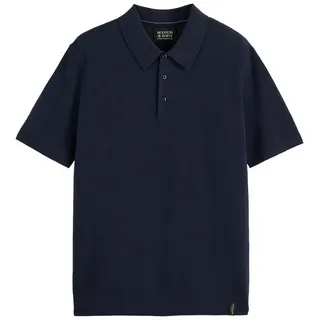 Scotch & Soda Poloshirt Herren Poloshirt 1er Pack Baumwolle (Packung, 1er Pack) blau XXL (54)
