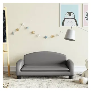 vidaXL Kindersofa vidaXL 70 x 45 x 30 cm Kiefer grau