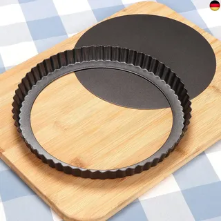 Quicheform 28 cm,Tarteform mit Hebeboden,Tarte Form,Antihaftbeschichtete Quiche