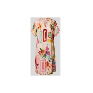 Knielanges Kleid mit Tunikakragen, Rose, $listsize[$i].replace('"','"')