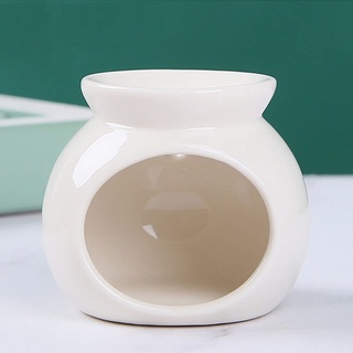 Meokro Keramik Ätherische Öl Brenner Keramik Teelichthalter Diffusor Aroma Kerzenwärmer Porzellan Dekoration für Home Duft Dekor