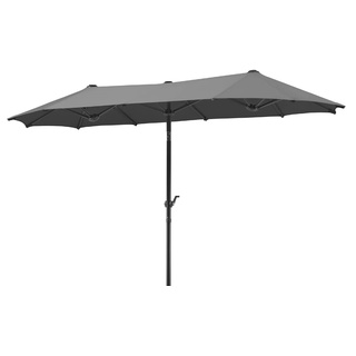 Schneider Schirme Balkonschirm Salerno 300 x 150 cm Polyester Grau Anthrazit