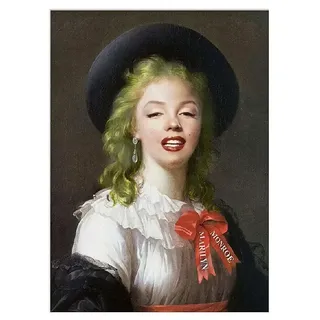 Papermoon Poster  (Vintage Marilyn, B x H: 70 x 100 cm, Mit Passepartout)