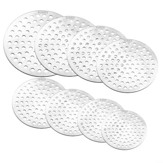 Edelstahl Duschablauf Haarsieb Rund 6-16CM, Abflusssieb Für Badezimmer Dusche, Rostfrei Dicht Abdeckung, Rutschfest Bodenablauf Filter, Einfache Installation(11CM)
