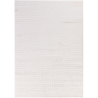 Teppich AYYILDIZ TEPPICHE "SAHARA 1114" Teppiche Gr. B/L: 200 cm x 290 cm, 12 mm, 1 St., beige (cream) Esszimmerteppiche