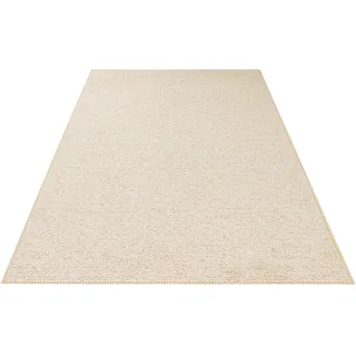 Teppich HANSE HOME "Wolly 2" Teppiche Gr. B/L: 140 cm x 200 cm, 12 mm, 1 St., beige (creme) Esszimmerteppiche Flachgewebe, Skandi, Woll-Optik, Esszimmer, Wohnzimmer, Flur