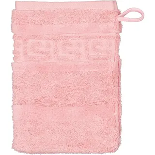 CAWÖ Noblesse Uni 1001 Waschhandschuh 16 x 22 cm altrosa