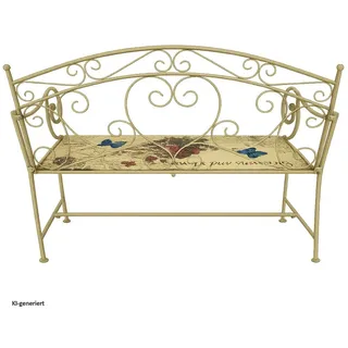 Hti-Living Flowers and Plants 109 x 58 x 93 cm Creme