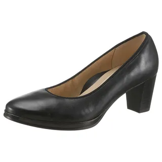 ARA Orly Plateau-Pumps Leder Schwarz 38,5