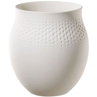 V&B Vase Perle groß Collier blanc 17,5 cm