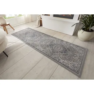 HANSE HOME Orken Teppichläufer 80 x 200 cm Grau/Weiß