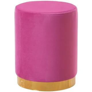 Hti-Living Hocker Reese Polyester 32 x 42 x 32 cm Pink