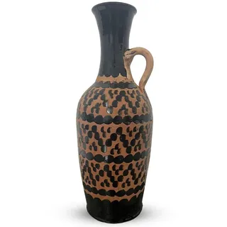 Mediterran-Orientalisch-Arabische Ton-/ Wasserkaraffe/Vase Barada mit Dekor