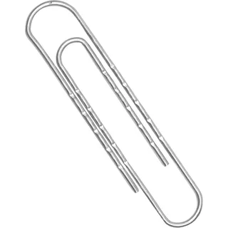 Q-Connect Büroklammer, 77mm, 100 Stück, gewellt, Q-Connect® KF27004