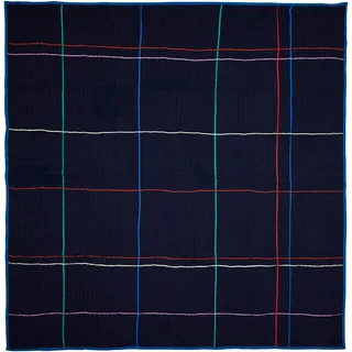 Hübsch Sen Tagesdecke 260 x 260 cm Dunkelblau