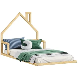 Idimex Kinderbett Eloa 90 x 200 cm Kiefer massiv beige
