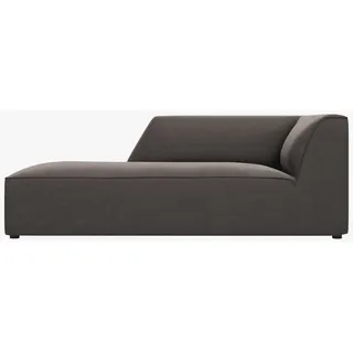 Micadoni Recamiere Ruby, Chaise Longue 1-Sitzer Modul grau