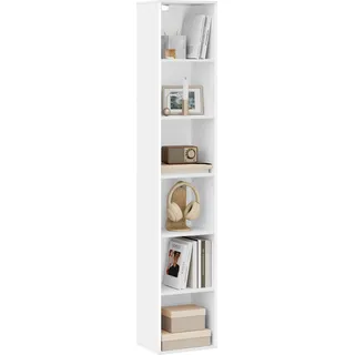 Woltu Bücherregal Aktenregal 30 x 158,5 x 24 cm Weiß