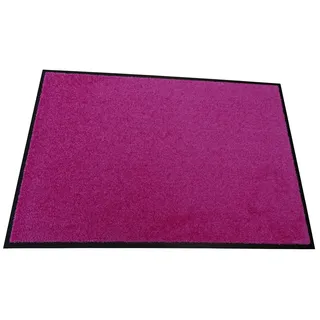 Mertex Fußmatte Kiel, Schmutzfangmatte rundum verlaufender Rand, rechteckig rosa 80 cm x 120 cm
