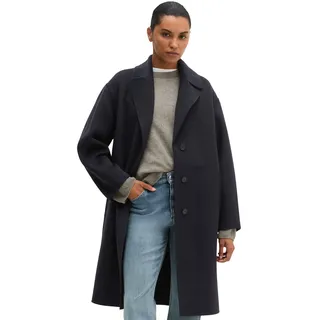 Marc O'Polo Wollmantel Doubleface Blau 32