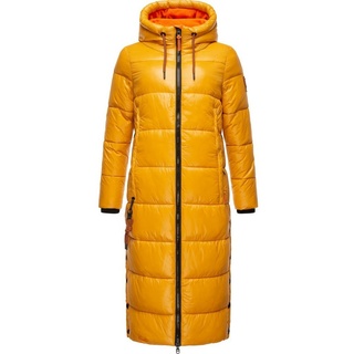 Navahoo Damen Warmer Winter Steppmantel mit Kapuze Schmuseengel Yellow Gr. XL - XL