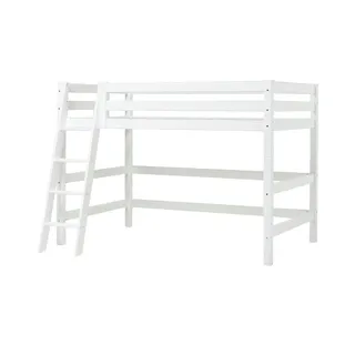 Hoppekids Hochbett  ECO Luxury ¦ weiß ¦ Maße (cm): B: 137 H: 150