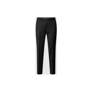 CARL GROSS Straight Fit Anzughose aus Schurwolle Modell 'STEVE', Black, 26