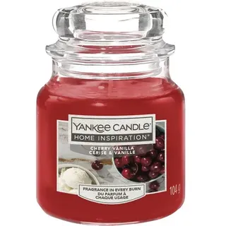Yankee Candle Home Inspiration Kleine Kerze im Glas Cherry Vanilla