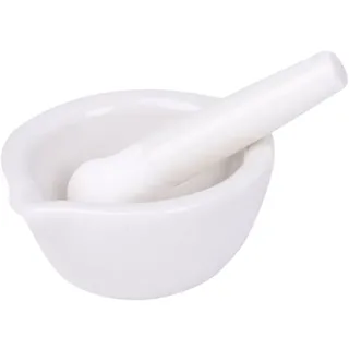 KINTRADE Porzellan Mörser und Pistill Gewürz Kräutermühle Mischen Mahlbecher Brecher Set