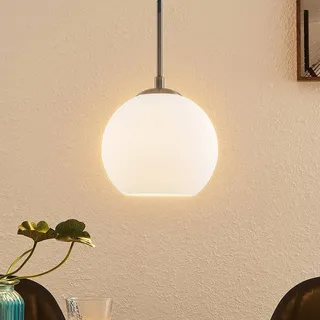 LINDBY Jurian 1-flg. 20 cm kugelförmig weiß