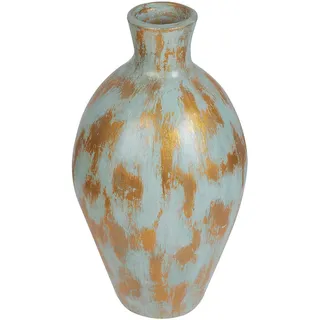 Beliani Dekovase, Gold, Stein, 45 cm, Dekoration, Vasen, Keramikvasen