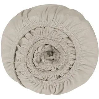 SCHIESSER Spannbettlaken Flexi Jersey-Elasthan 100 x 200 cm beige