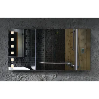 MySpiegel.de Badspiegel Forte Cube Cube I Links | 120 cm x 80 cm